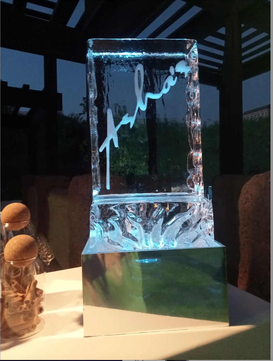 Winter Ice Sculpture Art